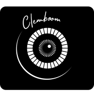 logo clemboom negro 2026 fondo blanco